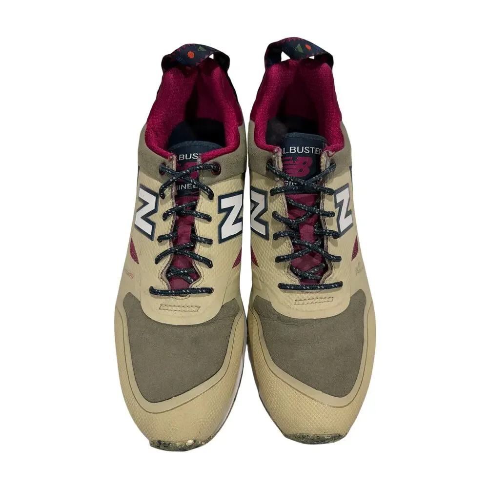 New Balance Men's 11 Trailbuster Sneaker Sandy Navy TBTFHTP FantomFit